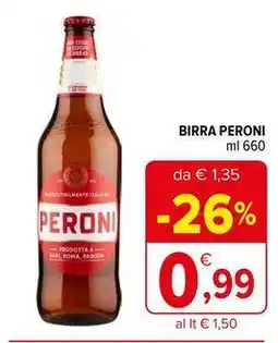 Iperal Birra PERONI offerta