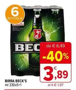 Iperal Birra BECK'S offerta