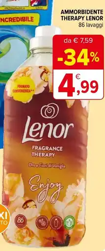 Iperal Ammorbidente therapy LENOR offerta