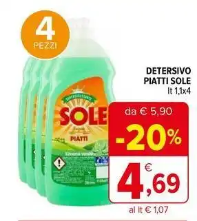 Iperal Detersivo piatti SOLE offerta