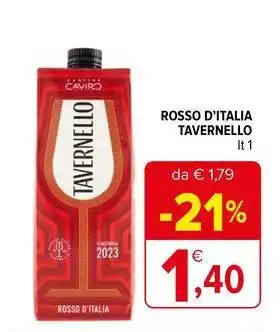 Iperal Rosso d'italia TAVERNELLO offerta