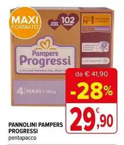 Iperal Pannolini PAMPERS PROGRESSI offerta