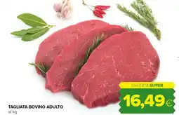 Tigre Tagliata bovino adulto al kg offerta