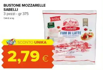 Tigre Bustone mozzarelle sabelli offerta