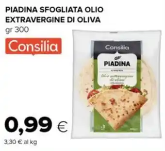 Tigre Piadina sfogliata olio extravergine di oliva offerta