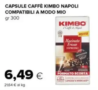 Tigre Capsule caffè kimbo napoli compatibili a modo mio offerta