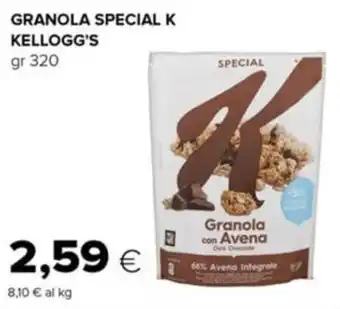 Tigre Granola special k kellogg's offerta