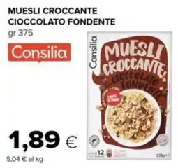 Tigre Muesli croccante cioccolato fondente offerta