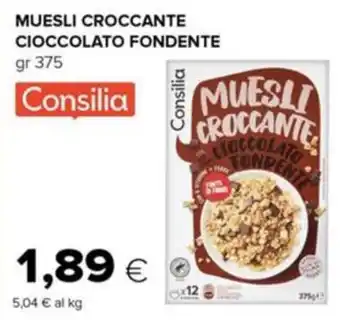 Tigre Muesli croccante cioccolato fondente offerta