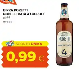 Tigre Birra poretti non filtrata 4 luppoli offerta