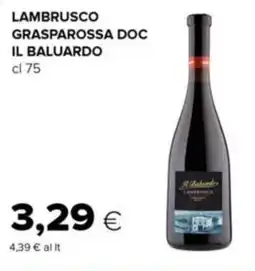 Tigre Lambrusco grasparossa doc il baluardo offerta