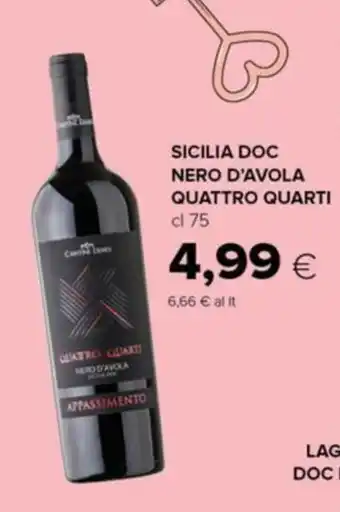 Tigre SICILIA DOC NERO D'AVOLA QUATTRO QUARTI offerta