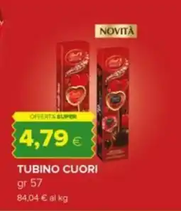 Tigre Tubino cuori offerta