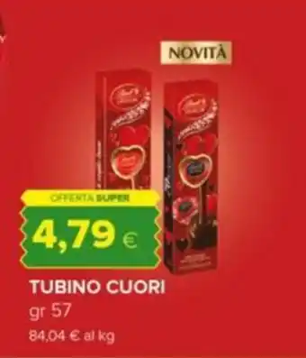 Tigre Tubino cuori offerta