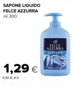 Tigre Sapone liquido felce azzurra offerta