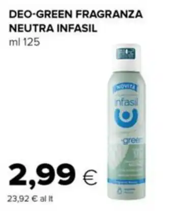 Tigre Deo-green fragranza neutra infasil offerta