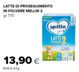 Tigre Latte di proseguimento in polvere mellin 2 offerta