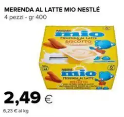 Tigre Merenda al latte mio nestlé offerta