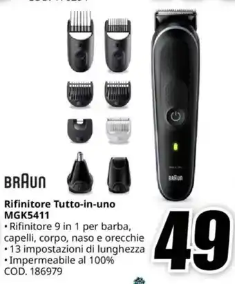 MediaWorld BRAUN Rifinitore Tutto-in-uno MGK5411 offerta