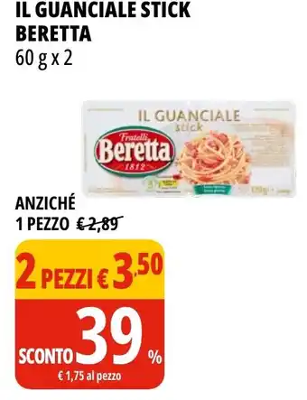 Tigros Il guanciale stick BERETTA offerta