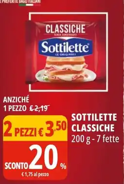 Tigros Sottilette classiche offerta