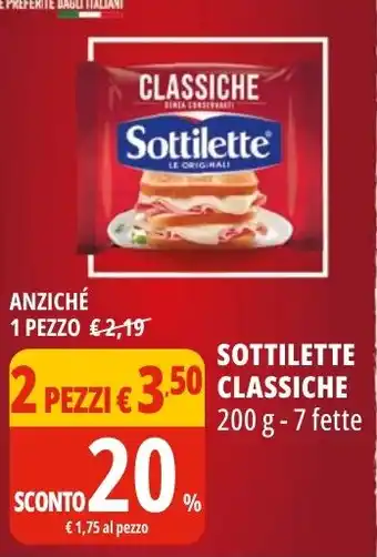 Tigros Sottilette classiche offerta