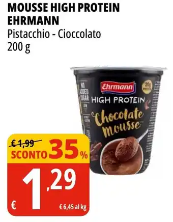 Tigros Mousse high protein EHRMANN offerta