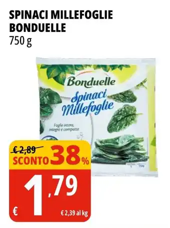 Tigros Spinaci millefoglie BONDUELLE offerta