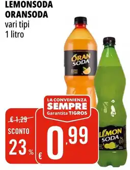 Tigros Lemonsoda oransoda offerta