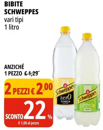 Tigros Bibite SCHWEPPES offerta