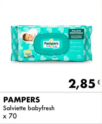 Iper Tosano Pampers salviette babyfresh x 70 offerta