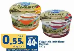 Sigma Yogurt da latte fieno Merano offerta