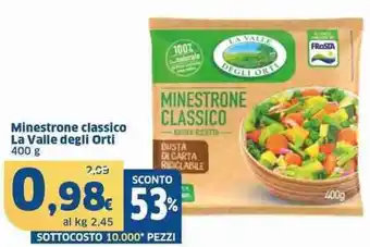 Sigma Minestrone classico la valle degli orti offerta