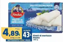 Sigma Filetti di merluzzo findus offerta