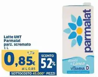 Sigma Latte uht parmalat parz. scremato offerta