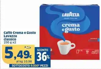 Sigma Caffè crema e gusto lavazza classico offerta