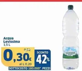 Sigma Acqua levissima offerta