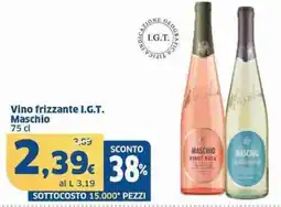 Sigma Vino frizzante i.g.t. maschio offerta