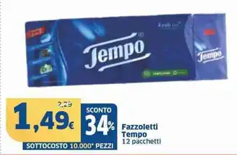 Sigma Fazzoletti tempo 12 pacchetti offerta