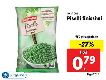 Lidl Freshona Piselli finissimi offerta