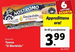 Lidl Nostromo Tonno "Il Morbido" offerta