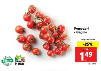 Lidl Pomodori ciliegino offerta