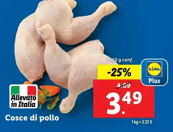 Lidl Cosce di pollo offerta