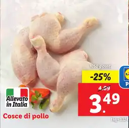 Lidl Cosce di pollo offerta