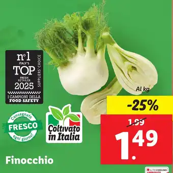 Lidl Finocchio offerta