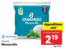 Lidl Granarolo Mozzarella offerta