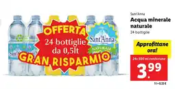 Lidl Sant'Anna Acqua minerale naturale offerta