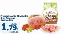 Sigma Prosciutto cotto alta qualità gran tenerone casa modena all'etto offerta