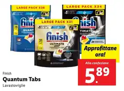 Lidl Finish Quantum Tabs offerta