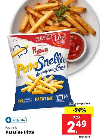 Lidl Patasnella Patatine fritte offerta